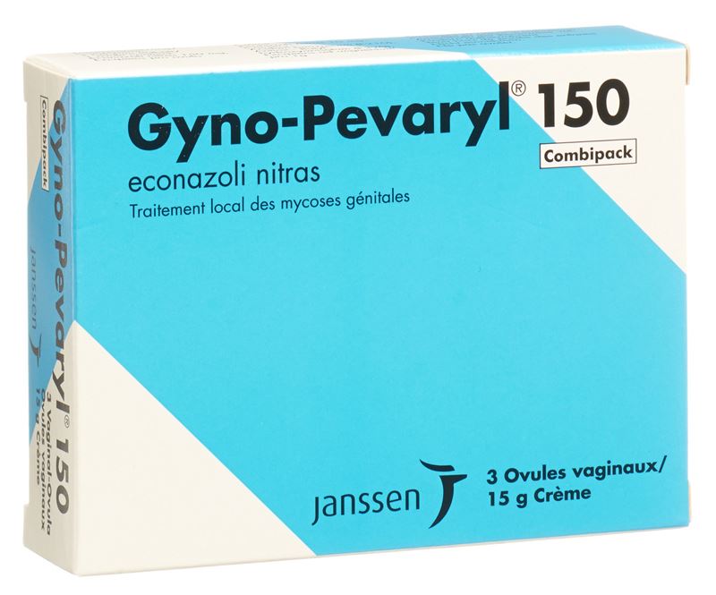 Gyno-Pevaryl 150 emballage combiné crème 15 g + ovules 3 pièces