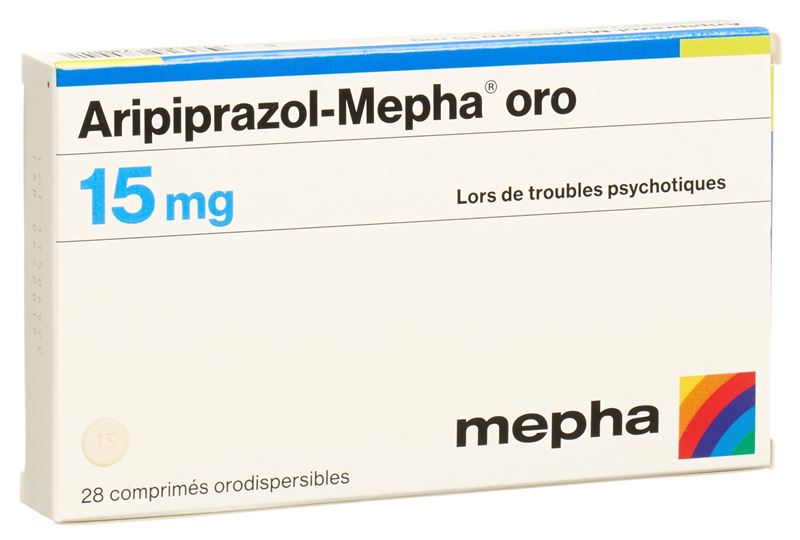 Aripiprazol-Mepha oro cpr orodisp 15 mg 28 pce