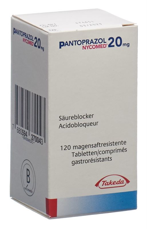 Pantoprazol Nycomed Filmtabl 20 mg Ds 120 Stk