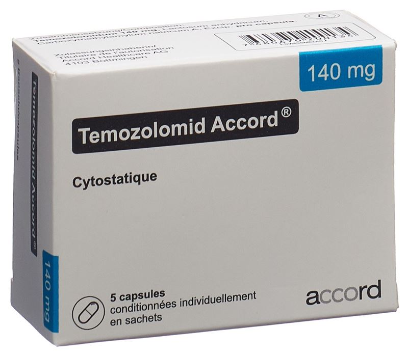 Temozolomid Accord caps 140 mg sach 5 pce Temozolomid Accord caps 140 mg sach 5 pce
