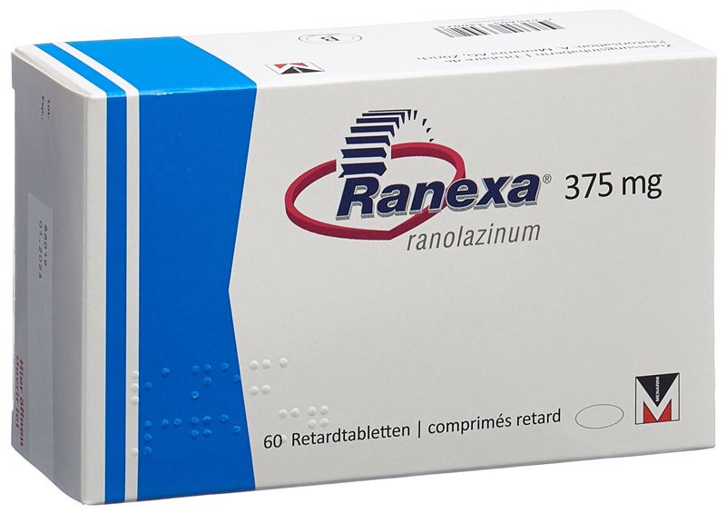 Ranexa cpr ret 375 mg 60 pce Ranexa cpr ret 375 mg 60 pce