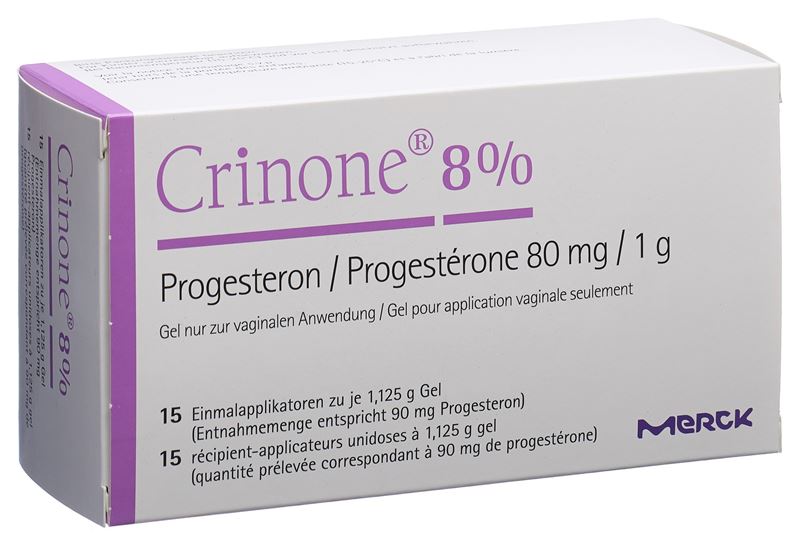 Crinone Vag Gel 8 % 15 Monodos 1.125 g Crinone Vag Gel 8 % 15 Monodos 1.125 g