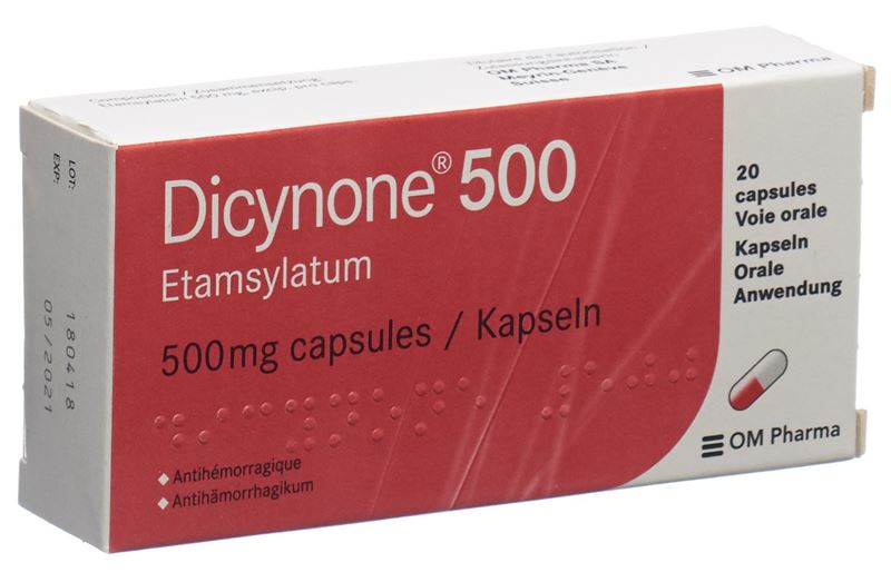 Dicynone caps 500 mg 20 pce