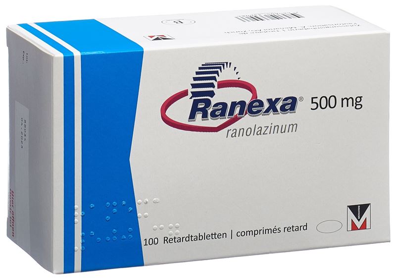 Ranexa cpr ret 500 mg 100 pce Ranexa cpr ret 500 mg 100 pce