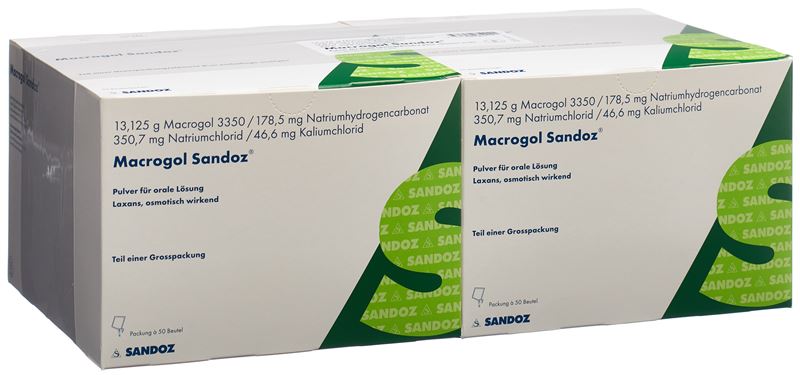 Macrogol Sandoz Plv Btl 100 Stk