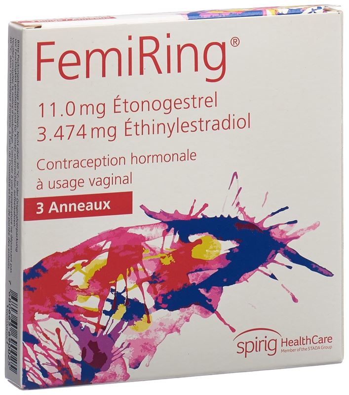 FemiRing anneau vag sach 3 pce