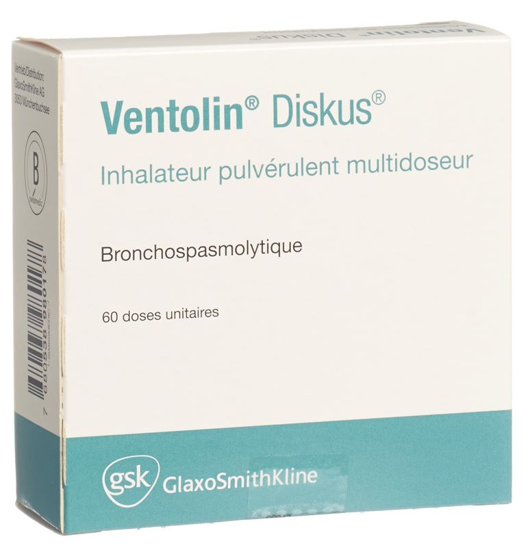 Ventolin Diskus Multidos Inh Plv 200 mcg 60 Dos Ventolin Diskus Multidos Inh Plv 200 mcg 60 Dos