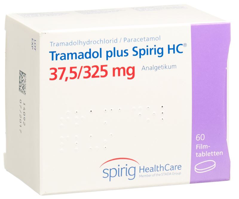 Tramadol plus Spirig HC cpr pell 37.5/325mg 60 pce