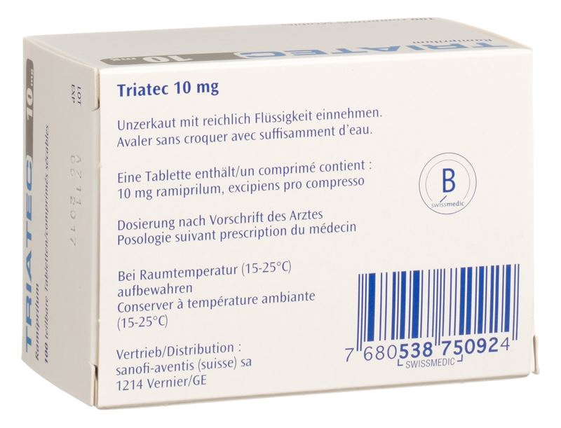 Triatec cpr 10 mg 100 pce Triatec cpr 10 mg 100 pce