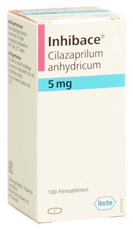 Inhibace cpr pell 5 mg fl verre 100 pce