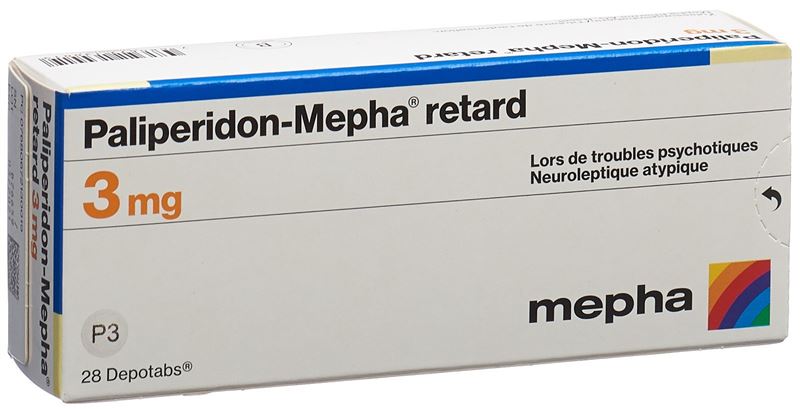 Paliperidon-Mepha retard cpr ret 3 mg 28 pce