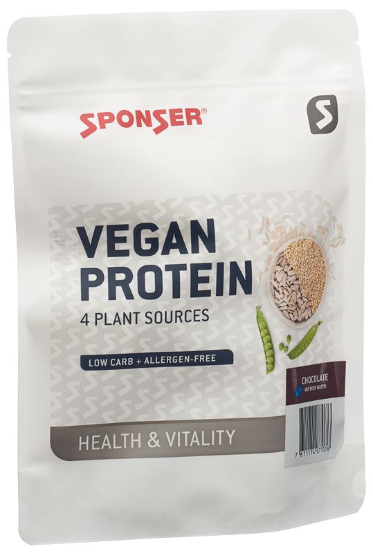Sponser Vegan Protein Chocolate Btl 480 g