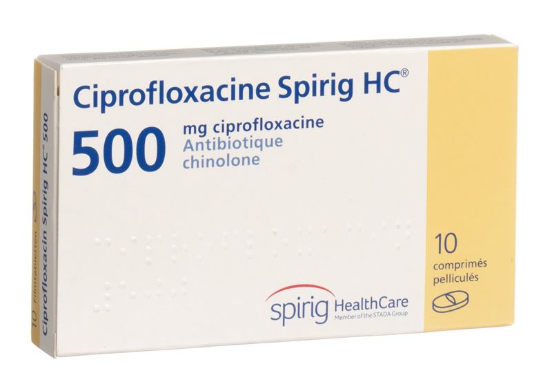 Ciprofloxacin Spirig HC Filmtabl 500 mg 10 Stk