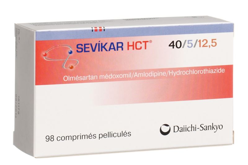 Sevikar HCT cpr pell 40/5/12.5 mg 98 pce