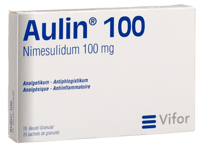Aulin gran 100 mg sach 15 pce Aulin gran 100 mg sach 15 pce