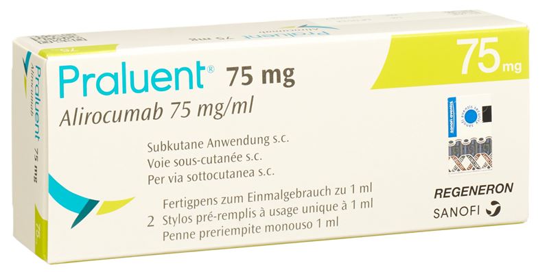 Praluent sol inj 75 mg/ml stylo pré-rempli 2 pce Praluent sol inj 75 mg/ml stylo pré-rempli 2 pce