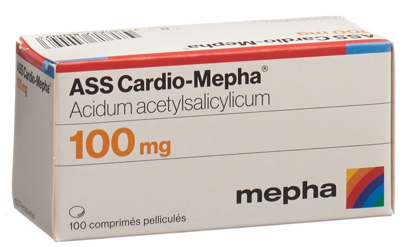 ASS Cardio-Mepha Filmtabl 100 mg 100 Stk