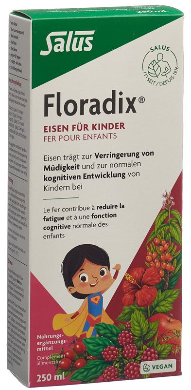 Floradix Eisen + Vitamine für Kinder Fl 250 ml