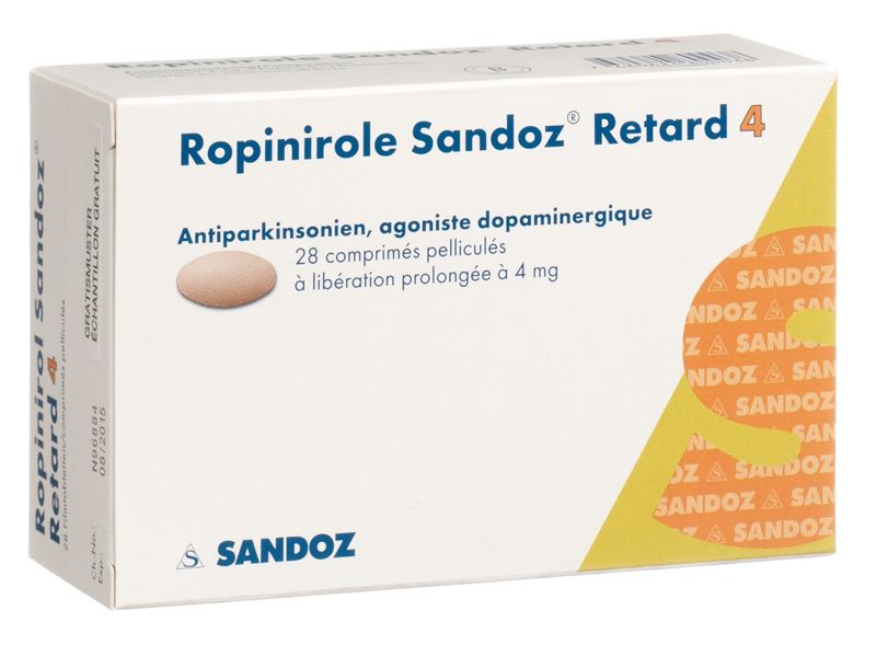 Ropinirol Sandoz Retard Ret Tabl 4 mg 28 Stk Ropinirol Sandoz Retard Ret Tabl 4 mg 28 Stk