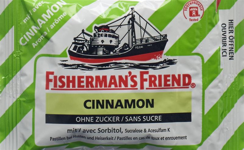 Fisherman's Friend pastilles cinnamon sans sucre sach 25 g