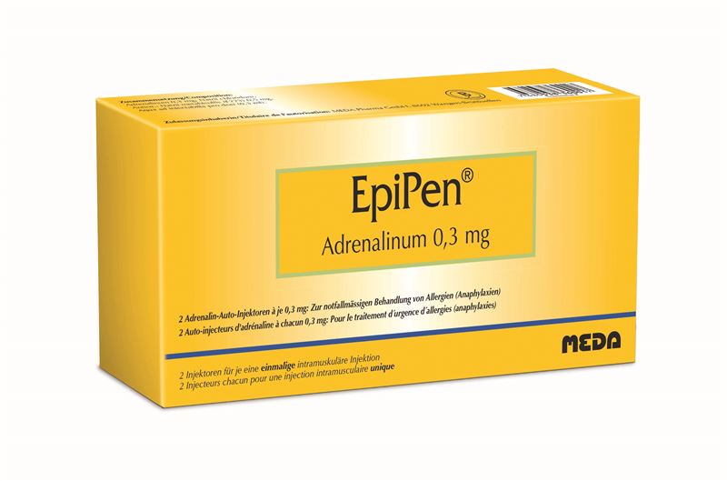 EpiPen Inj Lös 0.3 mg Fertiginjektor 2 Stk
