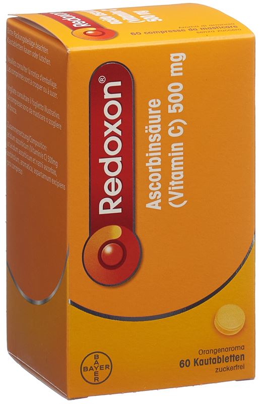 Redoxon Kautabl 500 mg Orangenaroma zuckerfrei 60 Stk
