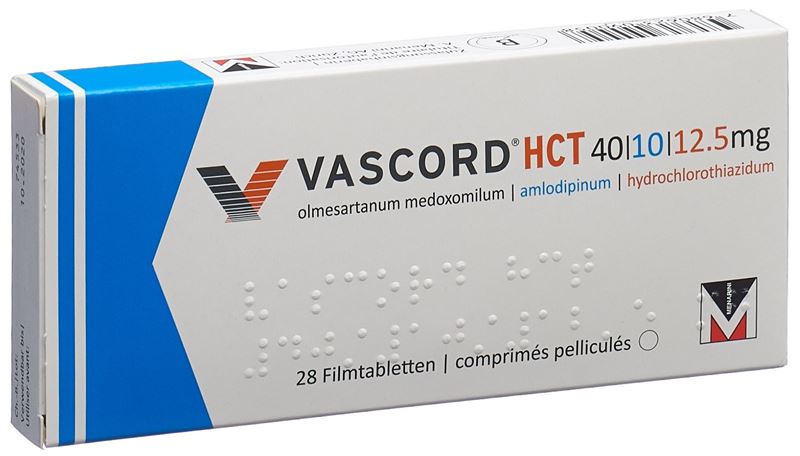 Vascord HCT cpr pell 40/10/12.5 mg 28 pce