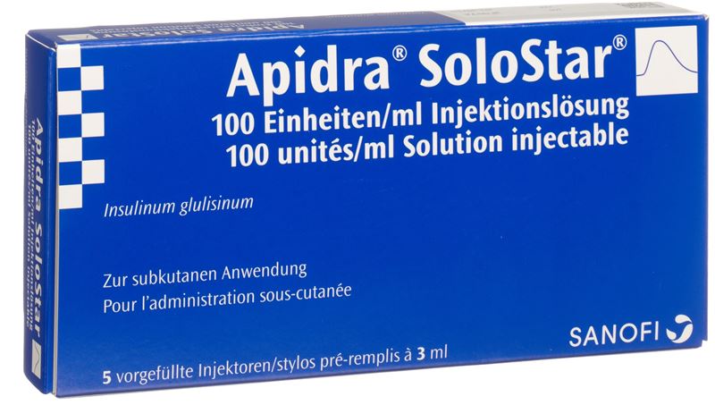 Apidra SoloStar sol inj 5 stylo pré 3 ml