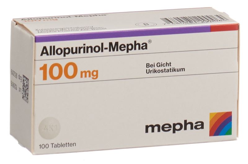 Allopurinol-Mepha cpr 100 mg 100 pce