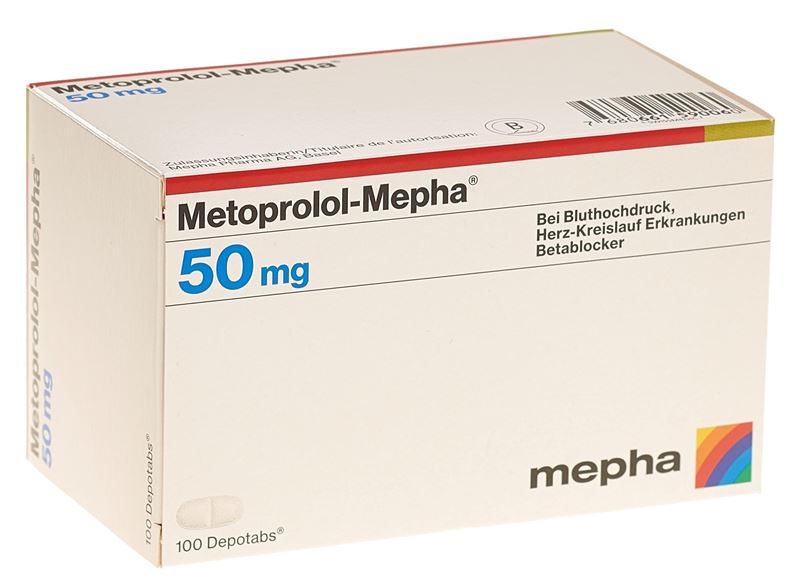 Metoprolol-Mepha Depotabs 50 mg 100 Stk