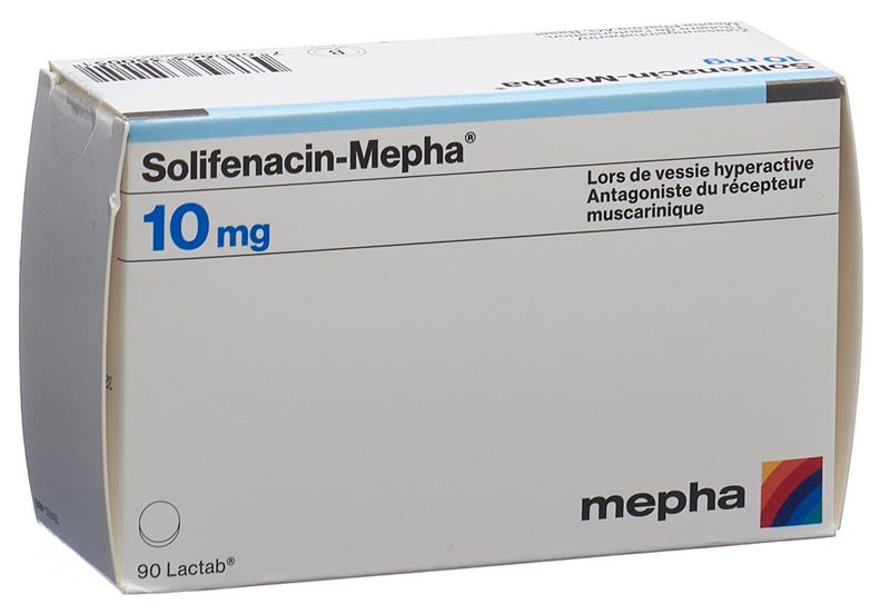 Solifenacin-Mepha Filmtabl 10 mg 90 Stk Solifenacin-Mepha Filmtabl 10 mg 90 Stk