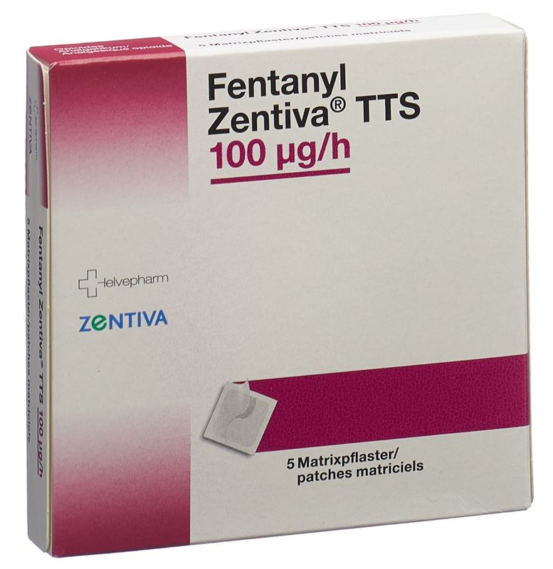Fentanyl Zentiva TTS Matrixpfl 100 mcg/h 5 Stk