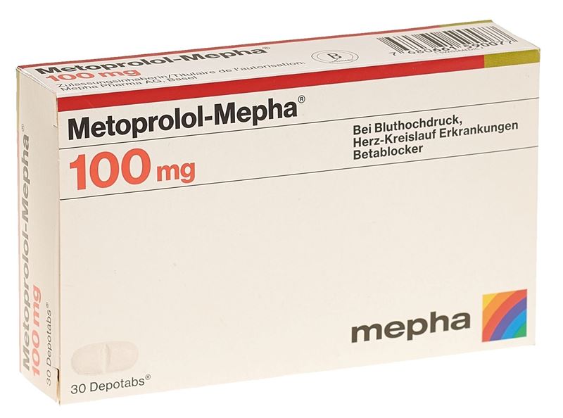 Metoprolol-Mepha Depotabs 100 mg 30 Stk