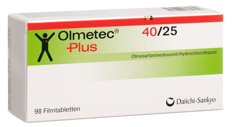 Olmetec Plus cpr pell 40/25 98 pce Olmetec Plus cpr pell 40/25 98 pce