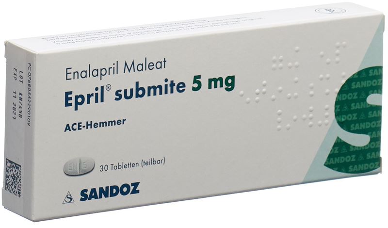 Epril submite Tabl 5 mg 30 Stk Epril submite Tabl 5 mg 30 Stk