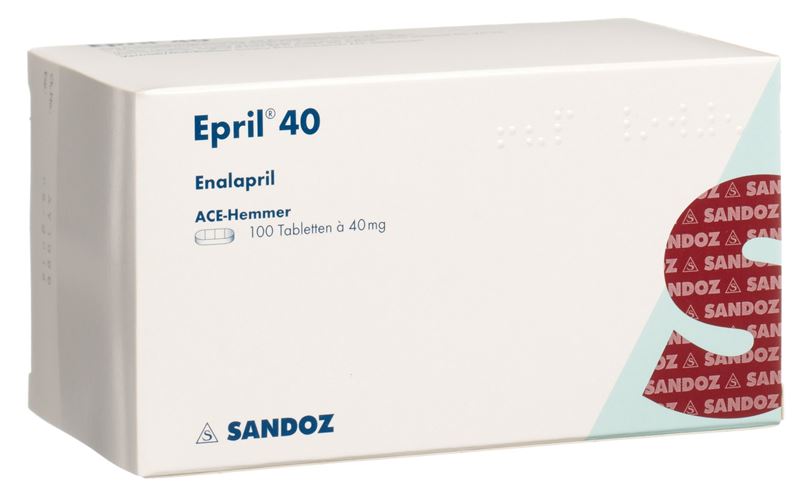 Epril Tabl 40 mg 100 Stk Epril Tabl 40 mg 100 Stk