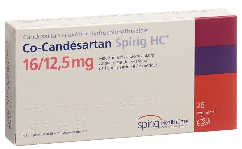 Co-Candésartan Spirig HC cpr 16/12.5mg 28 pce