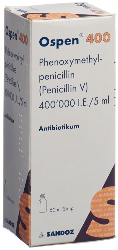 Ospen 400 sirop 400000 UI/5ml fl 60 ml