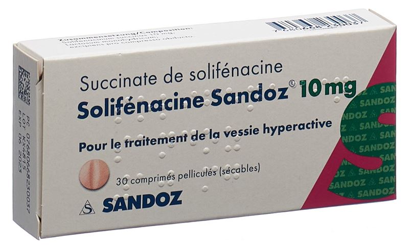 Solifenacin Sandoz Filmtabl 10 mg 30 Stk Solifenacin Sandoz Filmtabl 10 mg 30 Stk