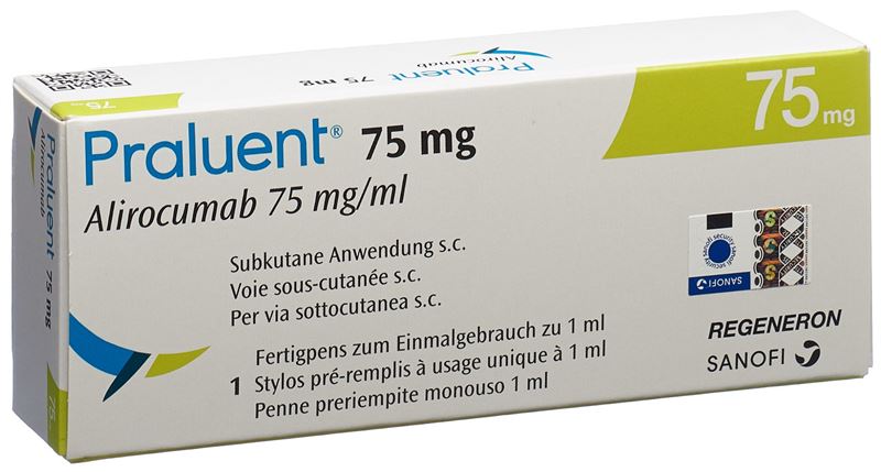 Praluent sol inj 75 mg/ml stylo pré-rempli Praluent sol inj 75 mg/ml stylo pré-rempli