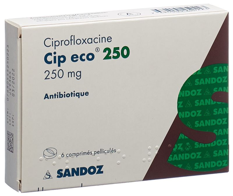 Cip eco Filmtabl 250 mg 6 Stk