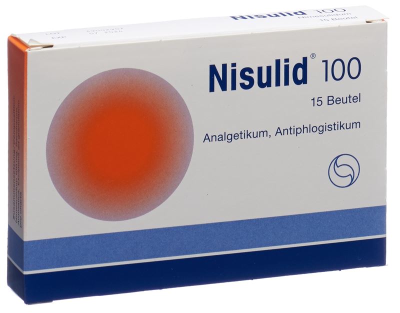 Nisulid gran 100 mg sach 15 pce Nisulid gran 100 mg sach 15 pce