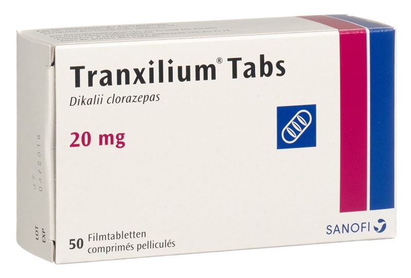 Tranxilium Tabs Filmtabl 20 mg 50 Stk Tranxilium Tabs Filmtabl 20 mg 50 Stk