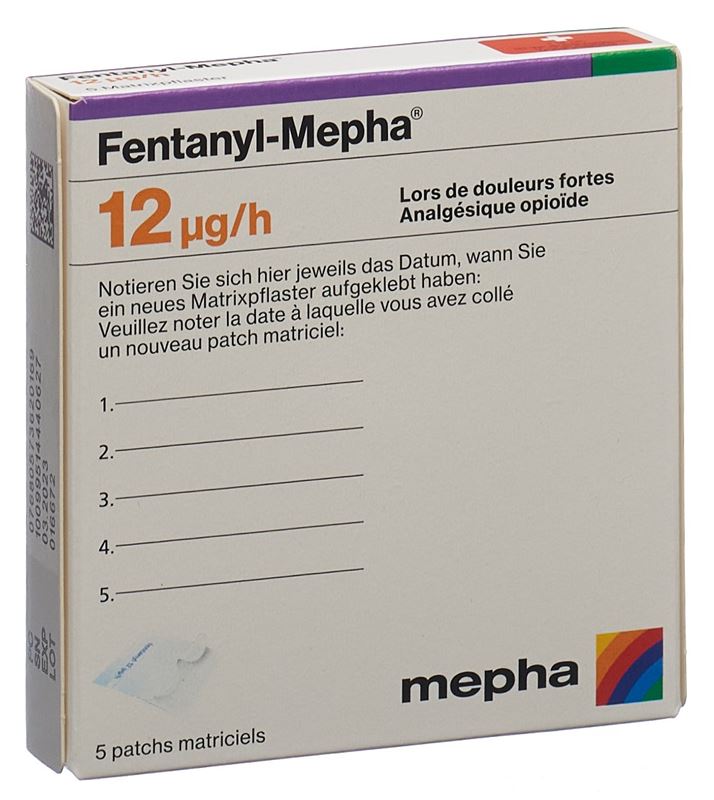 Fentanyl-Mepha Matrixpfl 12 mcg/h 5 Stk