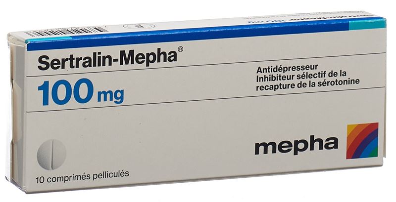Sertralin-Mepha cpr pell 100 mg 10 pce