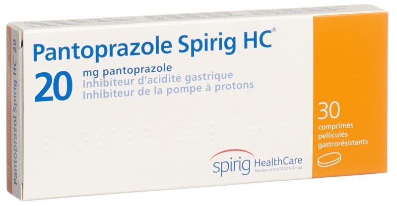 Pantoprazol Spirig HC Tabl 20 mg 30 Stk