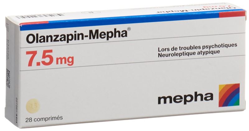 Olanzapin-Mepha Tabl 7.5 mg 28 Stk
