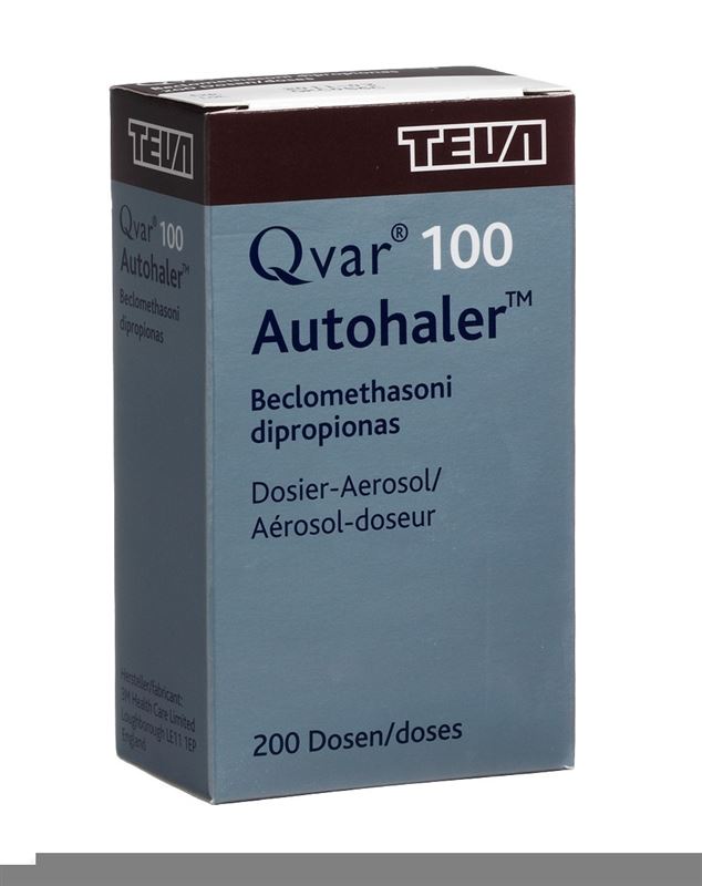 Qvar 100 Autohaler aéros doseur 100 mcg 200 dos Qvar 100 Autohaler aéros doseur 100 mcg 200 dos