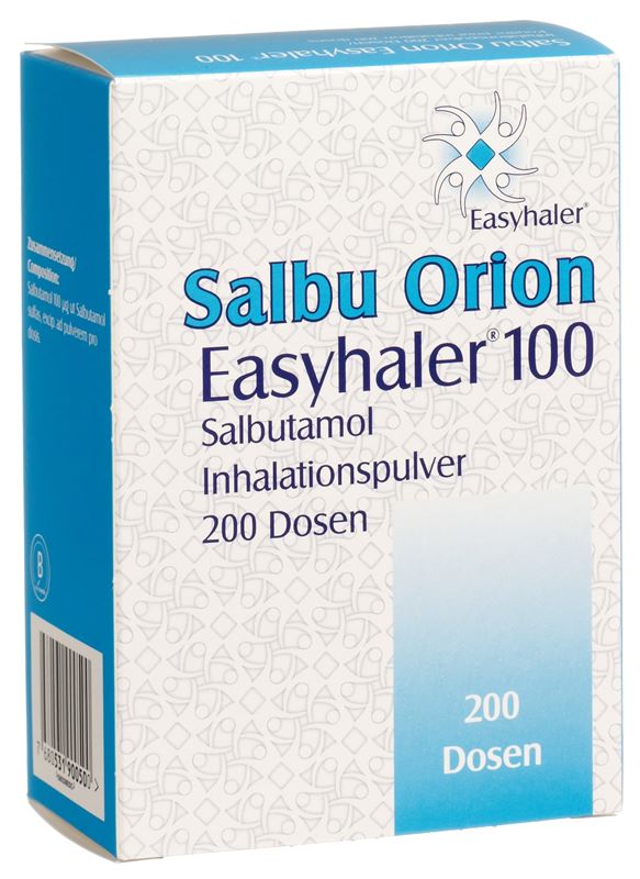 Salbu Orion Easyhaler Inh Plv 0.1 mg 200 Dos Salbu Orion Easyhaler Inh Plv 0.1 mg 200 Dos