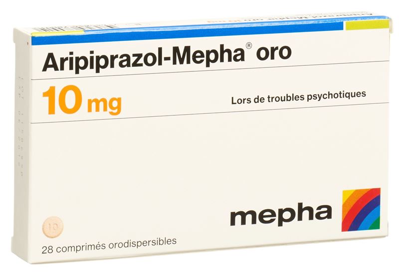 Aripiprazol-Mepha oro cpr orodisp 10 mg 28 pce